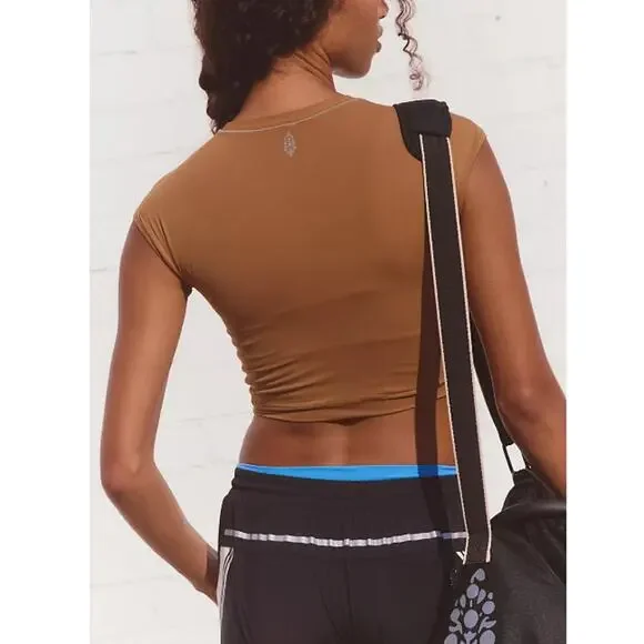 Free People Women's Twig Never Better Ultra-Light Cropped Tee Size S - Picture 2 of 8